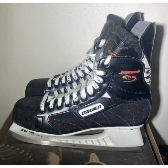 Bauer Other - Bauer Supreme Plus Hockey Skates Sz 7D Custom + Tuuk